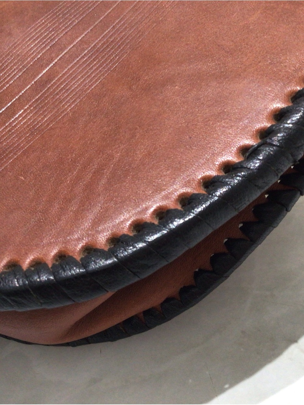Western Belt Bag or Saddlebag -Leather, -Turquoise Stone - Picture 7 of 8